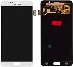 Дисплей Samsung Galaxy Note 5 N920 с тачскрином, оригинал, White