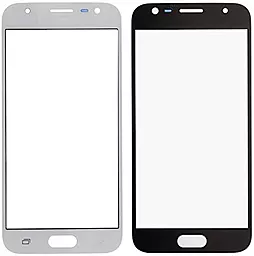 Корпусное стекло дисплея Samsung Galaxy J3 J330F 2017 (с OCA пленкой) White - фото Корпусное стекло дисплея Samsung Galaxy J3 J330F 2017 (с OCA пленкой) White