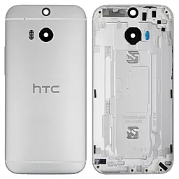 Задня кришка корпусу HTC One M8 зі склом камери Original Silver