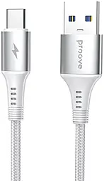 Кабель Proove WireX USB-A - Type-C 18w 3a 1m cable White (CCWX15001202) - фото Кабель Proove WireX USB-A - Type-C 18w 3a 1m cable White (CCWX15001202)