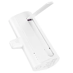 Повербанк Borofone BJ35 Pocket 5000 mAh Lightning White - мініатюра 2 Повербанк Borofone BJ35 Pocket 5000 mAh Lightning White - мініатюра 2