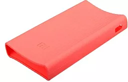 Силиконовый чехол для Xiaomi Силиконовый чехол для MI Power bank 20000 mAh Pink Ribbed