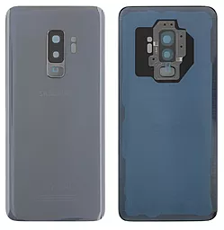 Задняя крышка корпуса Samsung Galaxy S9 Plus G965, со стеклом камеры Titanium Gray