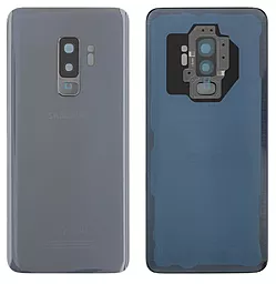 Задняя крышка корпуса Samsung Galaxy S9 Plus G965, со стеклом камеры Titanium Gray - фото Задняя крышка корпуса Samsung Galaxy S9 Plus G965, со стеклом камеры Titanium Gray