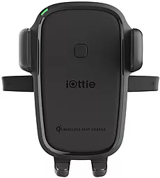 Автотримач з бездротовою зарядкою, с автозатисканням iOttie Easy One Touch Wireless 2 Air Vent/CD Mount Black