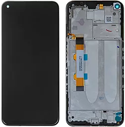 Дисплей Xiaomi Redmi Note 9T с тачскрином и рамкой, оригинал, Black