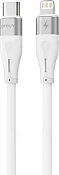 USB PD кабель Proove Soft Silicone USB Type-C - Lightning 27w 3a 2m cable White (CCSO27002122)