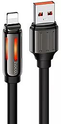 Кабель Hoco U136 Prize USB-A - Lightning 12w 2.4a 1.2м cable Black - фото Кабель Hoco U136 Prize USB-A - Lightning 12w 2.4a 1.2м cable Black