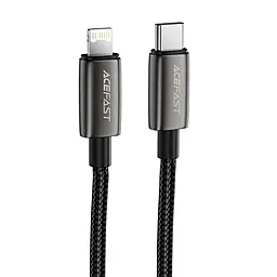 Кабель AceFast C23-01 USB Type-C - Lightning 30w 3a 1.2м PD cable Black (C23-01)