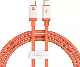 Кабель Baseus 0°C Series USB Type-C - Type-C 100w 5a 1м PD cable сanyon сoral (P10368800731)