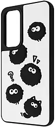 Чехол Wave Doodle Case для Samsung Galaxy A55 Black Fluffy - фото Чехол Wave Doodle Case для Samsung Galaxy A55 Black Fluffy