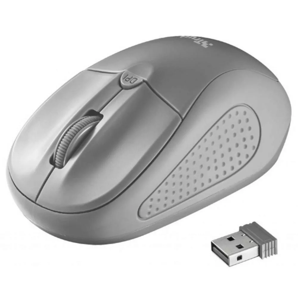Компьютерная мышка Trust Primo Wireless (20785) Grey - фото 1