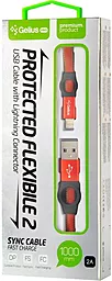 Кабель USB Gelius Pro Flexible Lightning Cable Red (GP-UC07i) - миниатюра 2