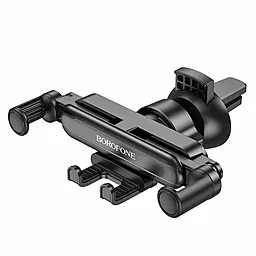 Держатель Borofone BH78 Point air outlet gravity linkage Black - фото Держатель Borofone BH78 Point air outlet gravity linkage Black