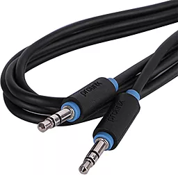 Аудіо кабель Prolink AUX mini Jack 3.5mm M/M Cable 3 м black (PB105-0300) - мініатюра 2