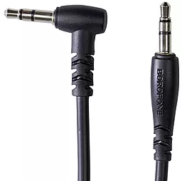 Аудіо кабель Borofone BL10 AUX mini Jack 3.5mm M/M Cable 1 м black