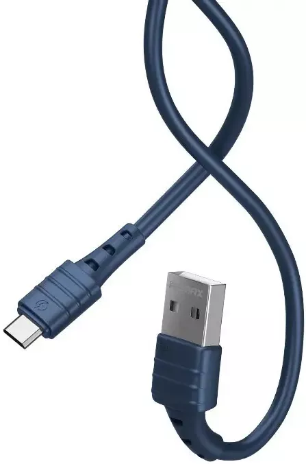 Кабель Remax RC-179m USB-A - micro USB 12w 2.4a 1м cable Blue - фото 2