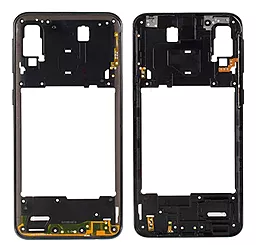Рамка корпуса Samsung Galaxy A40 2019 A405 Black - фото Рамка корпуса Samsung Galaxy A40 2019 A405 Black