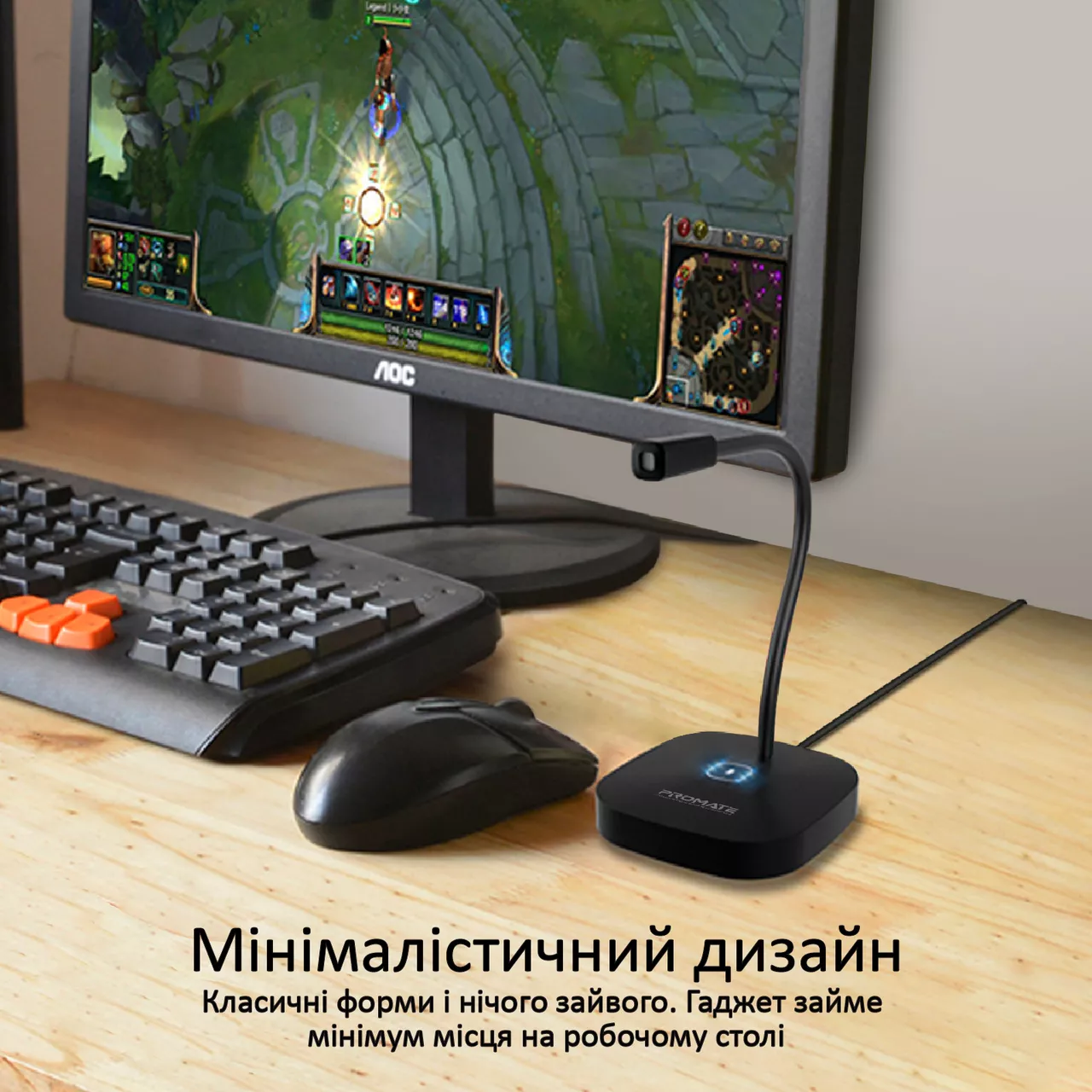 Мікрофон Promate ProMic-1 Black - фото 6