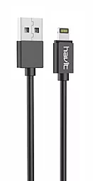 Кабель Havit HV-H635 Magnetic USB-A - Lightning 10w 1м cable Black - фото Кабель Havit HV-H635 Magnetic USB-A - Lightning 10w 1м cable Black