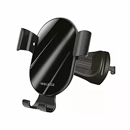 Держатель с беспроводной зарядкой Walker CX-051 Gravity 15W Black - фото Держатель с беспроводной зарядкой Walker CX-051 Gravity 15W Black