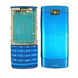 Корпус для Nokia X3-02 з клавіатурою Blue