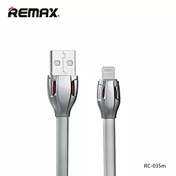Кабель USB Remax Laser Cobra Lightning Cable Silver / Grey / Black (RC-035i) - миниатюра 2