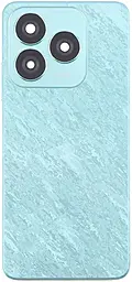 Задняя крышка корпуса ZTE Blade A75 4G со стеклом камеры Aqua Green - фото Задняя крышка корпуса ZTE Blade A75 4G со стеклом камеры Aqua Green