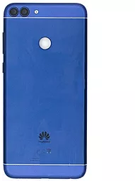 Задняя крышка корпуса Huawei P Smart / Enjoy 7S со стеклом камеры Original Blue