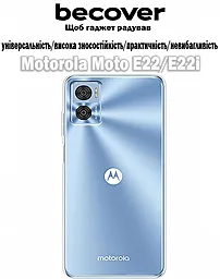 Чехол BeCover для Motorola Moto E22/E22i Transparancy (709296) - миниатюра 2