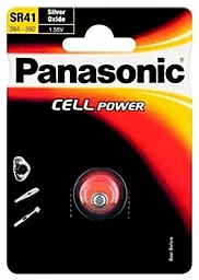 Батарейки Panasonic SR41 1шт (SR-41EL/1B)