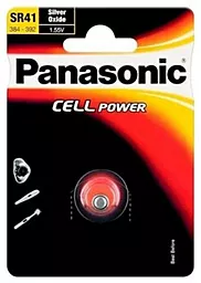 Батарейки Panasonic SR41 1шт (SR-41EL/1B) - фото Батарейки Panasonic SR41 1шт (SR-41EL/1B)