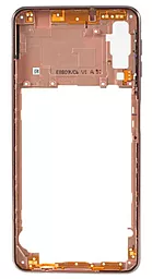 Рамка корпуса Samsung Galaxy A7 2018 A750 Pink - фото Рамка корпуса Samsung Galaxy A7 2018 A750 Pink
