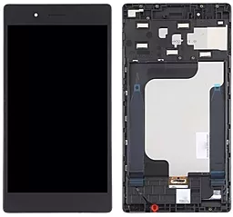 Дисплей для планшету Lenovo Tab 4 7 Essential (TB-7304i, TB-7304X, TB-7304F) (187x94, LTE) з тачскріном і рамкою, Black