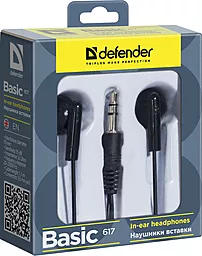 Наушники Defender Basic-617 BOX Black (63627) - миниатюра 2