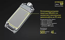Фонарик Nitecore TIP (Cree XP-G2) Синий - мініатюра 11 Фонарик Nitecore TIP (Cree XP-G2) Синий - мініатюра 11