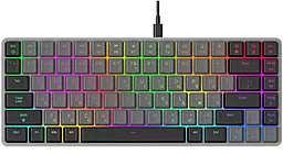 Клавиатура GamePro MK141R Red Swich Low Profile RGB USB Dark Gray