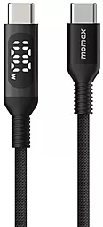 Кабель Momax EElite Link USB Type-C - Type-C 100w 5a 1.2м PD cable Black (DC22D) - фото Кабель Momax EElite Link USB Type-C - Type-C 100w 5a 1.2м PD cable Black (DC22D)