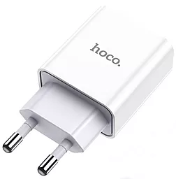 Сетевое зарядное устройство Hoco C81A Asombroso White - миниатюра 5
