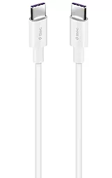 Кабель Ttec 2DK48B USB Type-C - Type-C 65w 3.25a 3м PD cable White - фото Кабель Ttec 2DK48B USB Type-C - Type-C 65w 3.25a 3м PD cable White