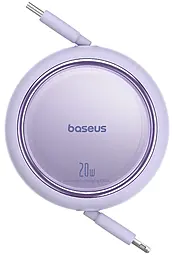 Кабель Baseus Free2Pull Retractable USB Type-C - Lightning 20w 3a 1м PD cable Purple (P10364501511-00) - фото Кабель Baseus Free2Pull Retractable USB Type-C - Lightning 20w 3a 1м PD cable Purple (P10364501511-00)