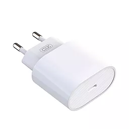 Мережевий зарядний пристрій XO L81B USB-C PD 20W White
