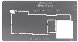 BGA трафарет (для реболлинга) Amaoe Apple iPhone 13 Pro 0.08mm межплатный