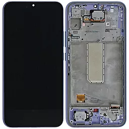 Дисплей Samsung Galaxy A34 A346 5G с тачскрином и рамкой, оригинал, Violet - фото Дисплей Samsung Galaxy A34 A346 5G с тачскрином и рамкой, оригинал, Violet