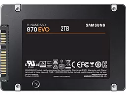 SSD Накопитель Samsung 870 EVO 2 TB (MZ-77E2T0BW) - миниатюра 4