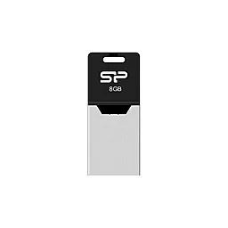 Флешка Silicon Power Mobile X20 8Gb, OTG, (SP008GBUF2X20V1K) Black - фото Флешка Silicon Power Mobile X20 8Gb, OTG, (SP008GBUF2X20V1K) Black