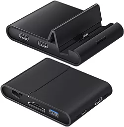 USB Type-C хаб Baseus Pro Mate Docking Type-C Black (WKMD000001) - фото USB Type-C хаб Baseus Pro Mate Docking Type-C Black (WKMD000001)