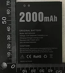 Акумулятор DOOGEE X50 / BAT18702000 (2000 mAh) 12 міс. гарантії - мініатюра 3