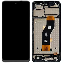 Дисплей Tecno Spark 20C BG7n с тачскрином и рамкой, оригинал, Black - фото Дисплей Tecno Spark 20C BG7n с тачскрином и рамкой, оригинал, Black
