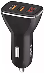 Автомобильное зарядное устройство iKaku 14w 2xUSB-A ports car charger black (KSC-527) - фото Автомобильное зарядное устройство iKaku 14w 2xUSB-A ports car charger black (KSC-527)